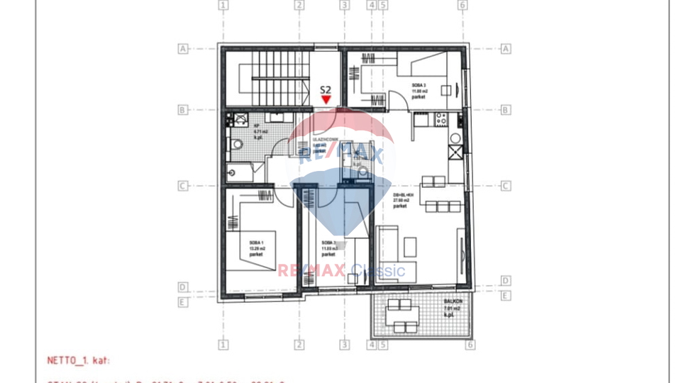 GAJNICE APARTMENT 1ST FLOOR 82.21 M2, NEW BUILDING